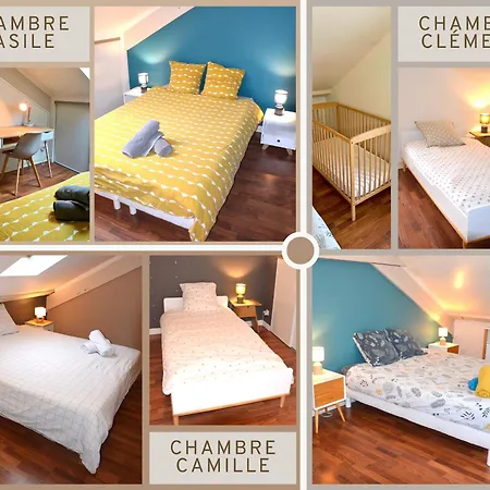 Le Cocon Troyen - 6-8P - 2 Parking Gratuits Appartement Troyes Buitenkant foto
